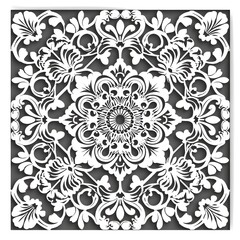 Elegant Traditional Chinese Paper Cut Art in White