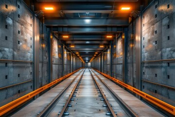 Obraz premium Modern Construction Utilizing the Lift Framework with Advanced Tools for Efficient and Safe Infrastructure Projects