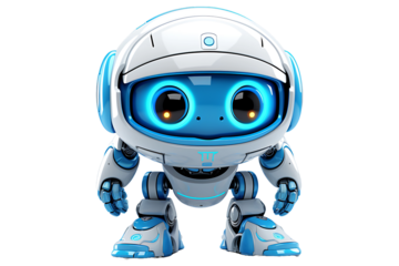 robot Isolated on transparent background