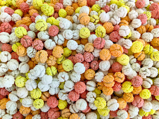 background of colorful candies