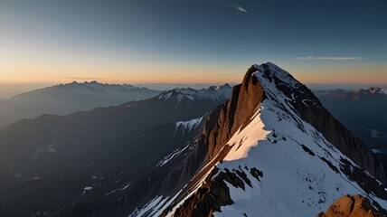 Describe the most beautiful view you've seen from a summit.
