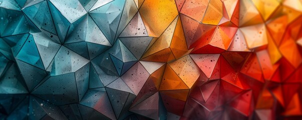 Colorful polygonal patterns