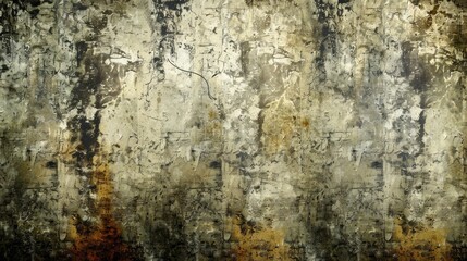 Frightening textured grunge wall background