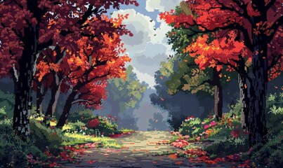 Digital pixel art