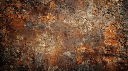 Obraz premium Rusty material texture for background with vignette effect