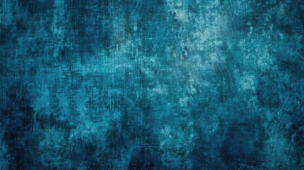 Obraz premium Blue grunge fabric with a turquoise background texture