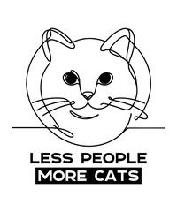 less people more cats, Cat Dad Shirt, Funny Cat Shirt, Gift for Cat Lovers
