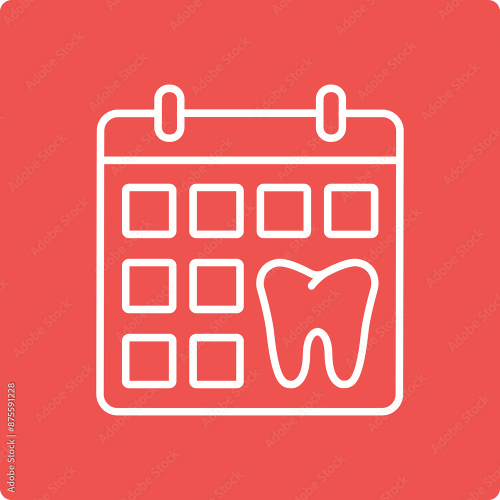 Sticker Calendar Icon