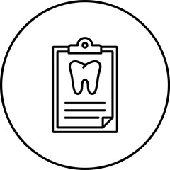 Dental Record Icon