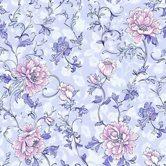 Charming Hibiscus Floral Design in Realistic Style