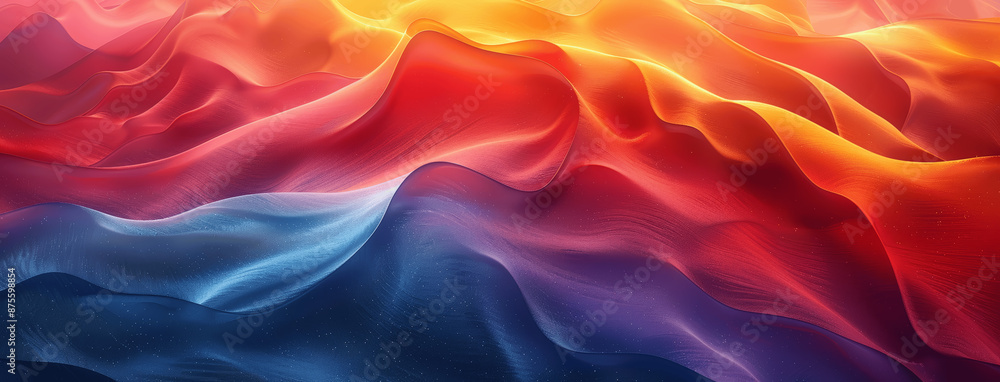 Poster retro colorful textured abstract background with shapes and patterns, high resolution
