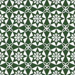 Seamless white hexagon pattern for modern backgrounds and textile design