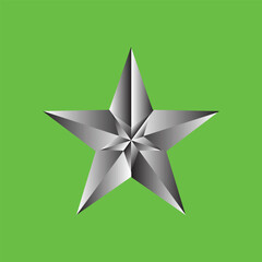 Star background with gray green screen gradient