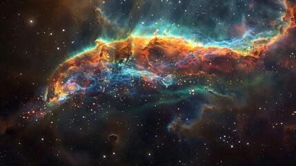 Fototapeta premium Abstract black hole and space doors dynamic abstract