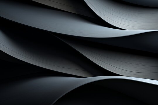 an abstract black and white image of wavy lines