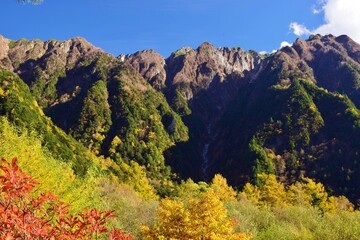 秋の上高地ハイキング