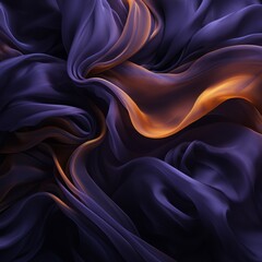 Obraz premium an abstract image of a purple and orange fabric