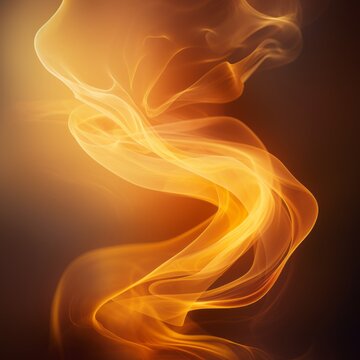 an abstract image of smoke on a black background