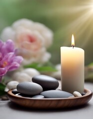 calmness relax still abstract calm calmnes zen garden life stones spa rs scene romantic soul pebble concept background candle flower fresh day time composure equanimity beautiful flowers