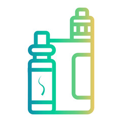 vape Line Gradient Icon