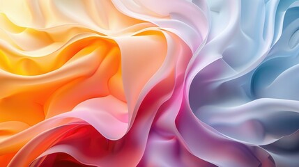 Obraz premium Abstract Fluid Design with Vibrant Colors