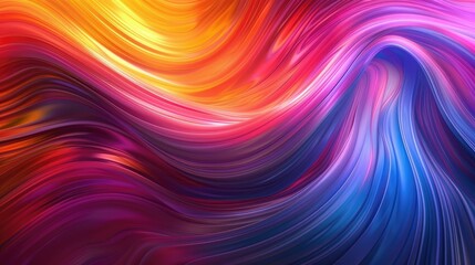 Obraz premium Abstract Colorful Swirls