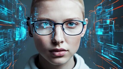 hacker front of his computer committing digital cybercrime - Powered by Adobe