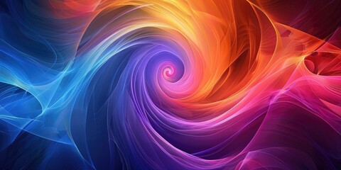 Obraz premium Abstract Swirling Colors