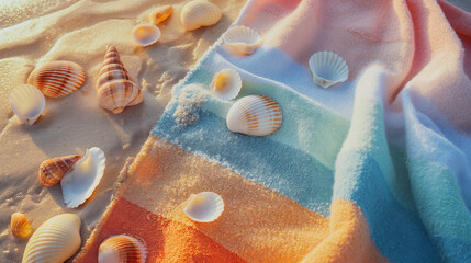 seashells on the sand