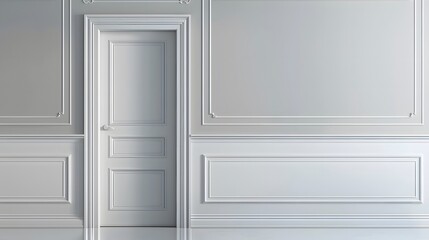 White Door in Classic Interior.