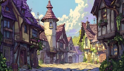 town in fantasy land