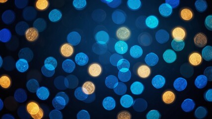 glitter bokeh background. Unfocused shimmer royal blue sparkle	