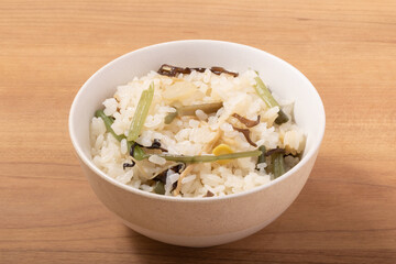 山菜　炊き込みご飯