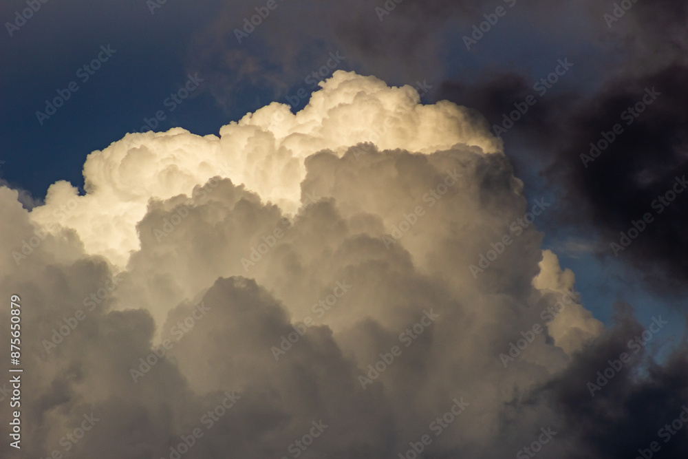 Wall mural beautiful sky and clouds