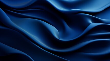 an image of a blue satin fabric