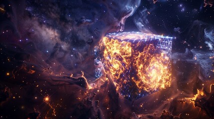 Abstract Background smoky blackhole dynamic