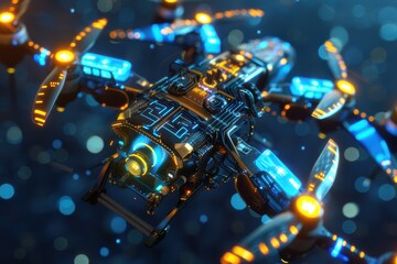 Future Technology: A high-tech drone