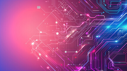 Obraz premium technology background 