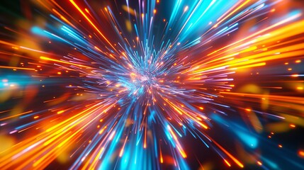 Abstract Background smoky blackhole dynamic