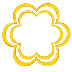 Flower icons. Symbol of floral design. daisy, rose and chamomile.  Abstract of simple graphic shape isolated on transparent background.