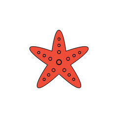 Fototapeta premium red starfish