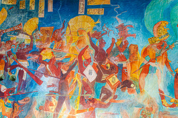 Anonymous ancient maya fresco