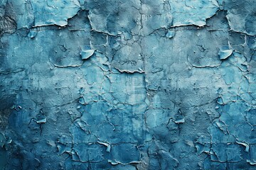 Obraz premium Blue textured concrete background created with Generative AI