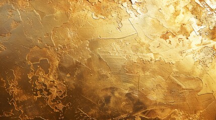 Luxury golden wall. Golden background. Shiny gold texture.