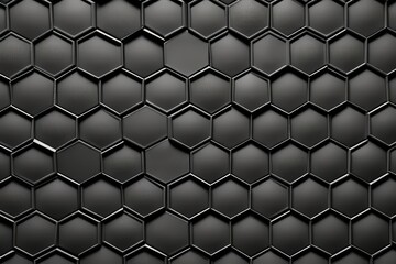 Graphite honeycomb pattern background ideal for versatile and creative design projects