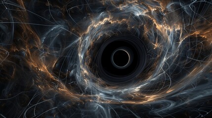 Abstract Background smoky blackhole dynamic