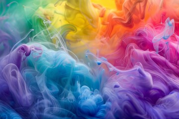 Fototapeta premium Abstract Swirling Colors in Water