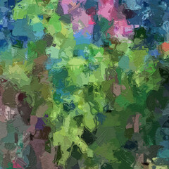 Oil paintings and various flowers, lotus leaves, cats, dogs, chrysanthemums, tigers, scenery, cranes, and beautiful scenery