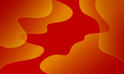 abstrack red yellow wave background