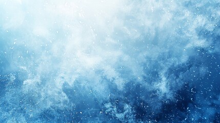Obraz premium Cool gradient background with grainy texture transitioning from ice blue to soft white evoking a crisp fresh feeling